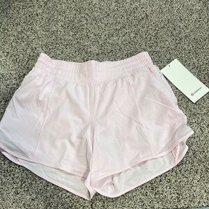 Lululemon pink Hotty Hot 4” Shorts